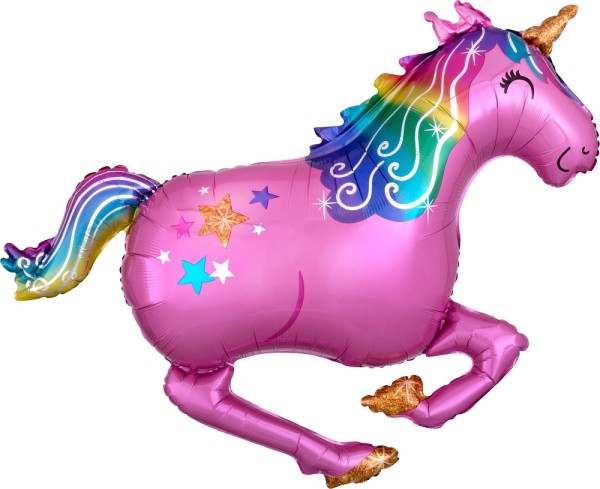 Riesenballon Rosa Einhorn
