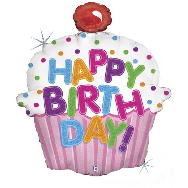 Bunter "Happy Birthday!" Cupcake