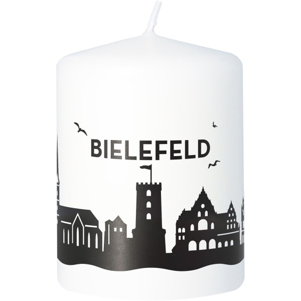 Stumpenkerze Skyline Bielefeld