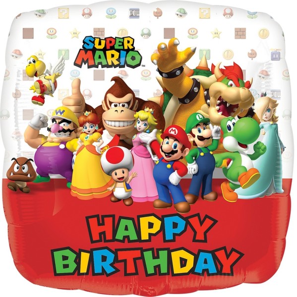Super Mario Ballon "Happy Birthday"
