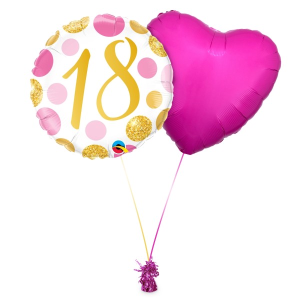 Ballon Bouquet Geburtstag "18"