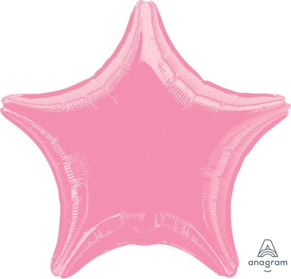 Folienballon Uni Metallic Pink