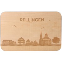 Frühstücksbrett Skyline Rellingen 23cm x 15cm x 1cm  Frühstücksbrett Skyline Rellingen 23cm x 15cm x 1cm