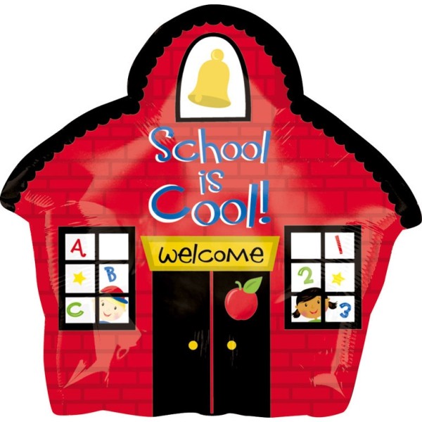 Folienballon zur Einschulung "School is Cool!"