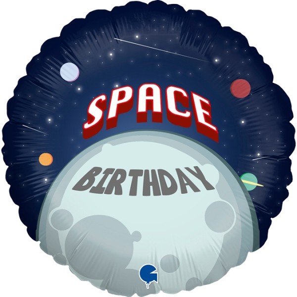 Folienballon Weltall "Space Birthday"