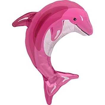 Riesenballon Delfin pink