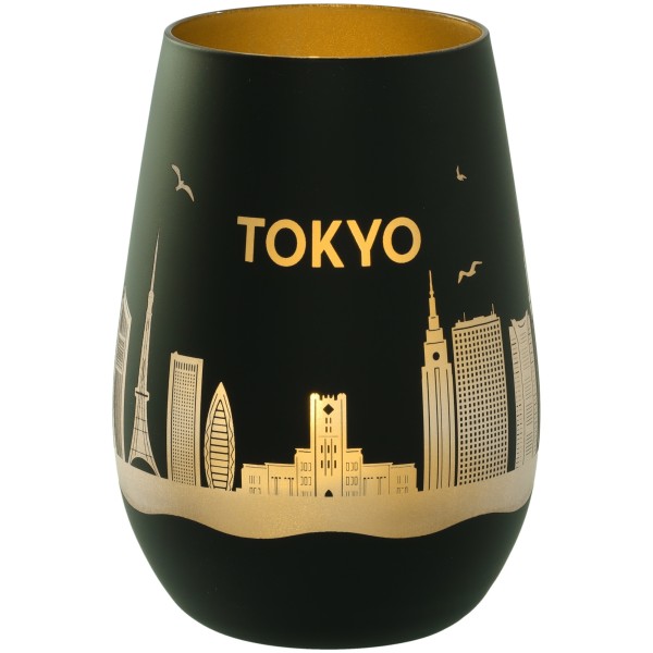 Windlicht Skyline Tokio