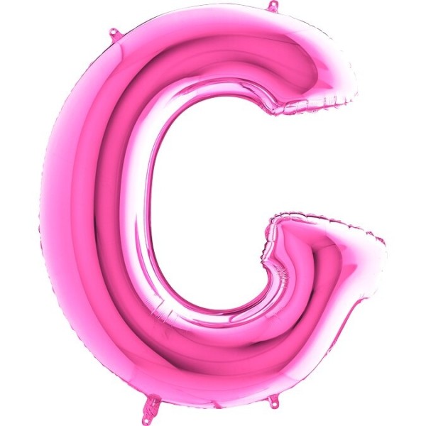 Buchstabenballon Pink "G"