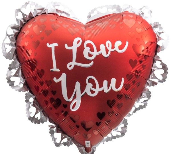 Riesiger Herzballon "I love you"