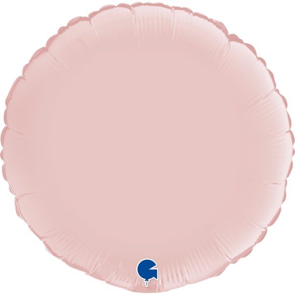 Folienballon Rund Satin Pastel Pink