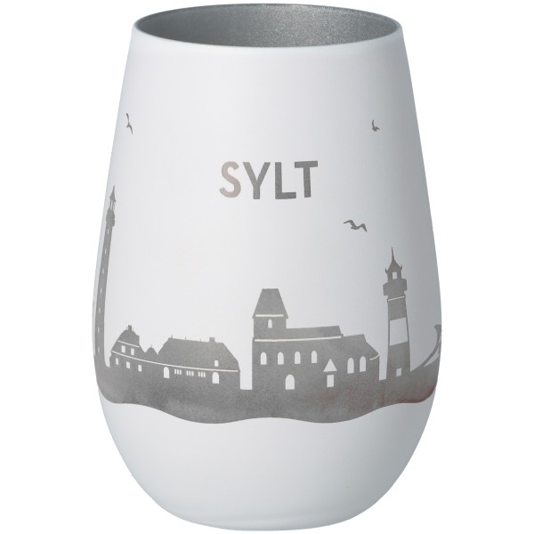 Windlicht Skyline Sylt