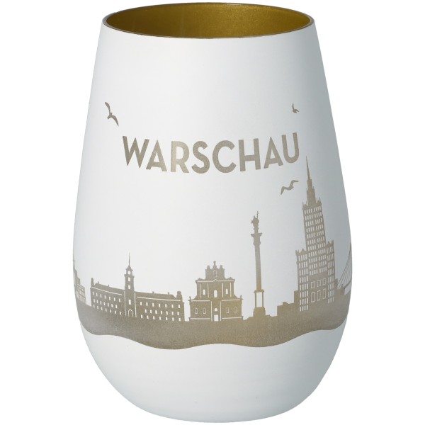 Windlicht Skyline Warschau