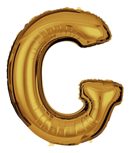 Buchstabenballon Gold "G"