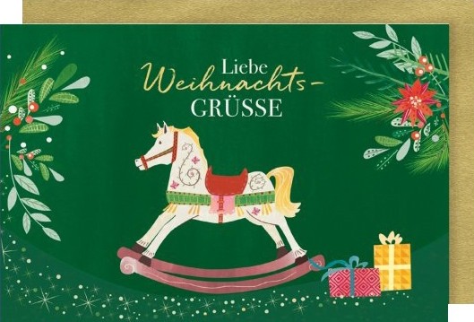 Weihnachtskarte "Liebe Weihnachtsgrüsse"