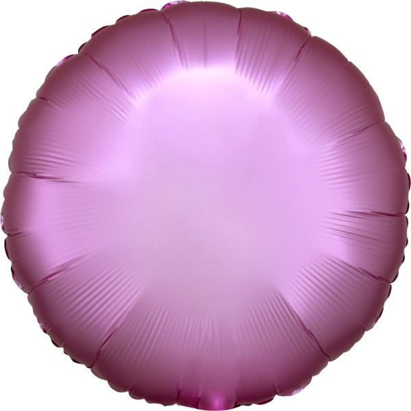 Folienballon Rund, Satin Rosa