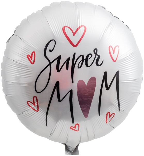 Folienballon Satin "Super Mom"