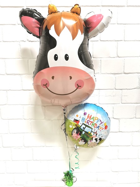 Ballonset Bauernhof Tiere "Happy Birthday"