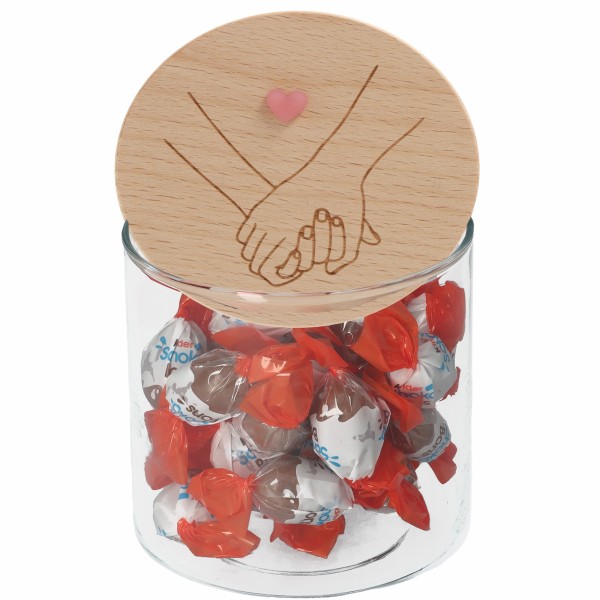 Geschenkglas Händchen