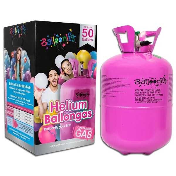 Ballongas - Einwegflasche XXL