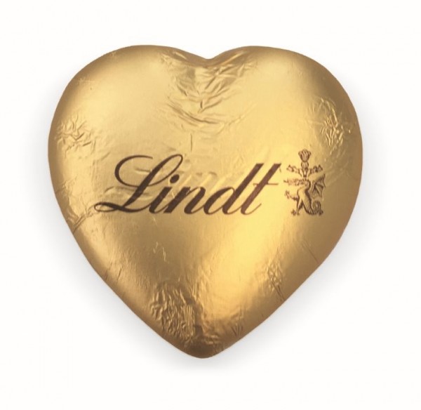 Lindt Schokolade goldenes Herz