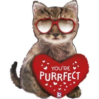 Folienballon "You're Purrfect" Katze  Folienballon "You're Purrfect" Katze
