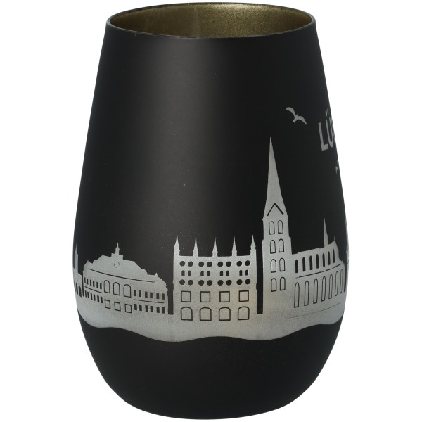 Windlicht Skyline Lübeck
