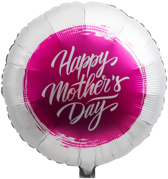 Folienballon Satin "Happy Mother's Day" Magenta