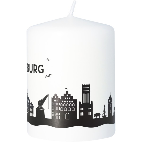 Stumpenkerze Skyline Lüneburg