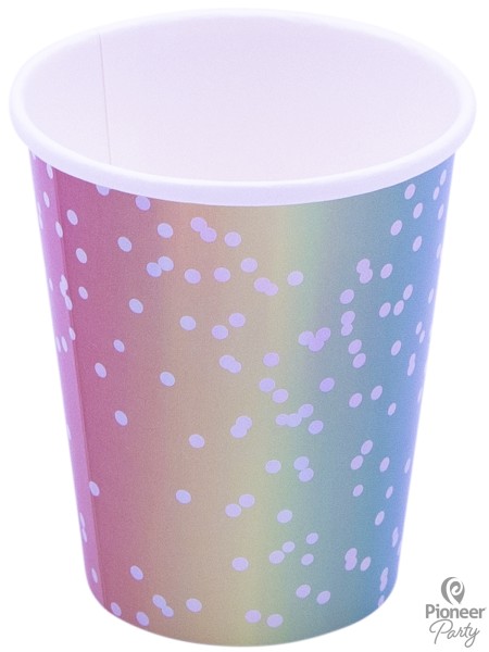 Becher "Happy Birthday" Regenbogen 250ml